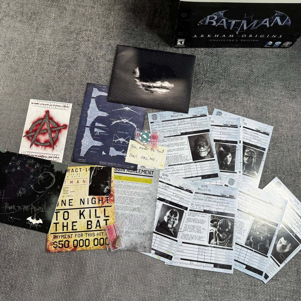 Batman Arkham Origins Xbox 360 Collector's Edition with papers box only - Picture 16 of 16